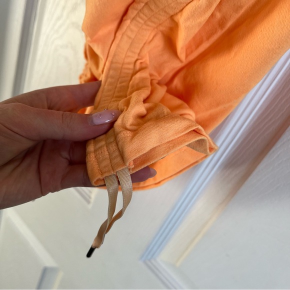 Orange Strappy Athletic Top - Picture 3 of 3